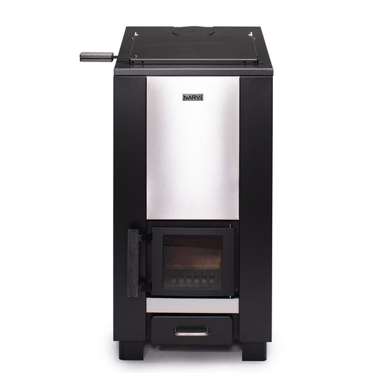 Narvi Steam Master Wood-Burning Sauna Stove (with Sauna Stones)