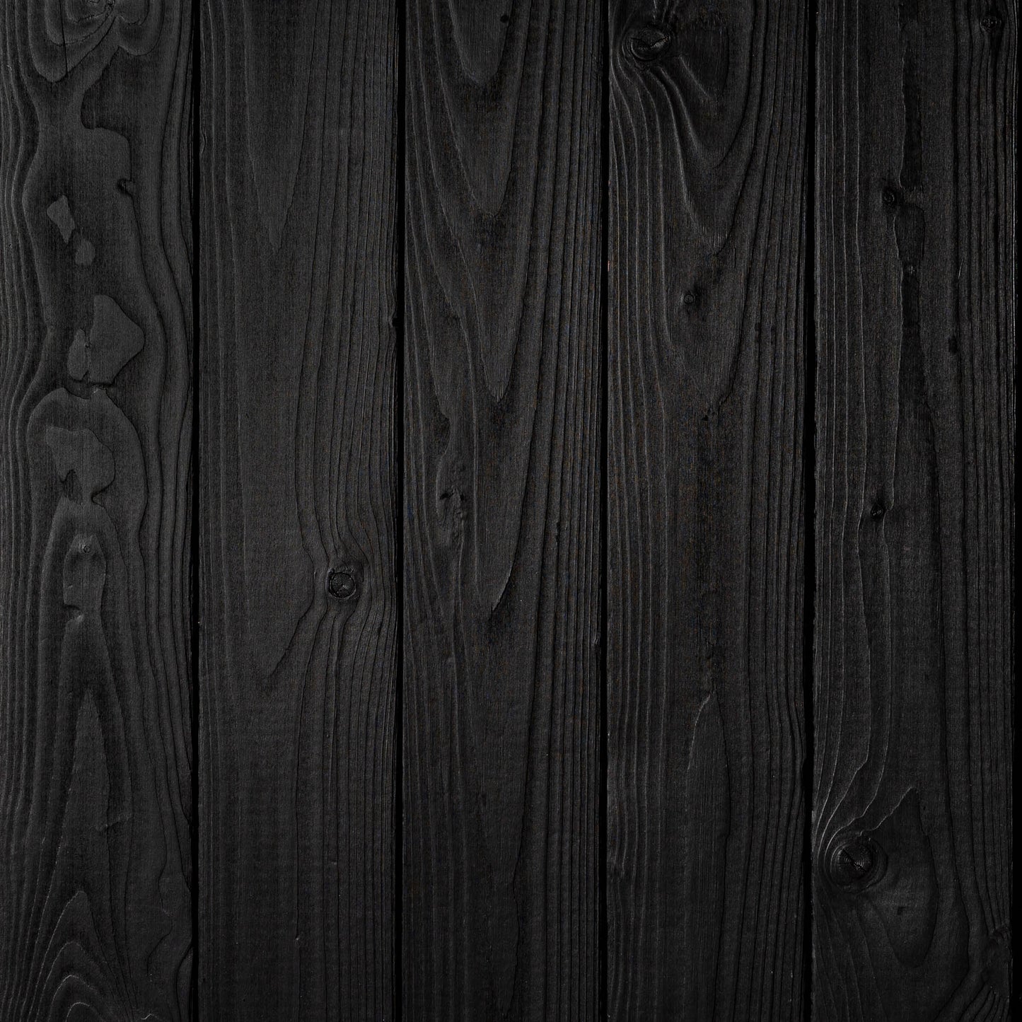 Timberry Charred Nordic Spruce Cladding — Dark Black UYS 18 x 120 x 4800 mm (per m²)