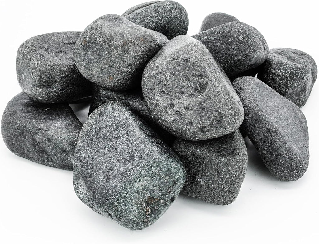 Sauflex Jadeite Sauna Stones — 10–15 cm, 15 kg crushed (per bag)
