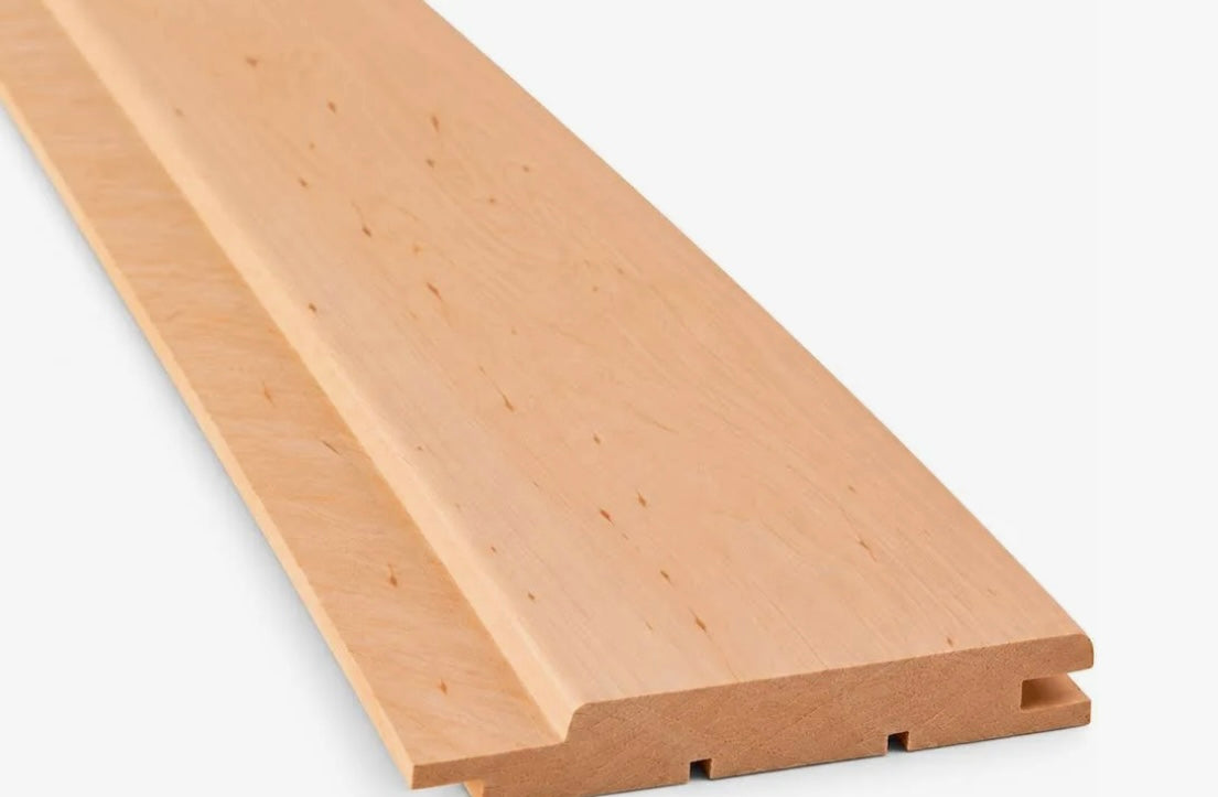 Alder Sauna Panelling — 75 mm x 16 mm