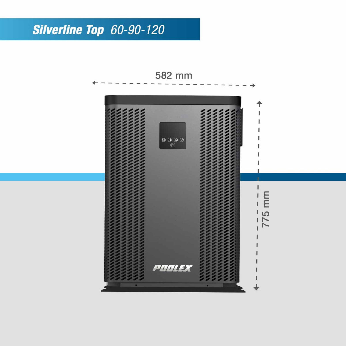 Poolex Silverline Top 60 pool heat pump