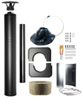 Harvia WHP1500 Modular Chimney Set — Black